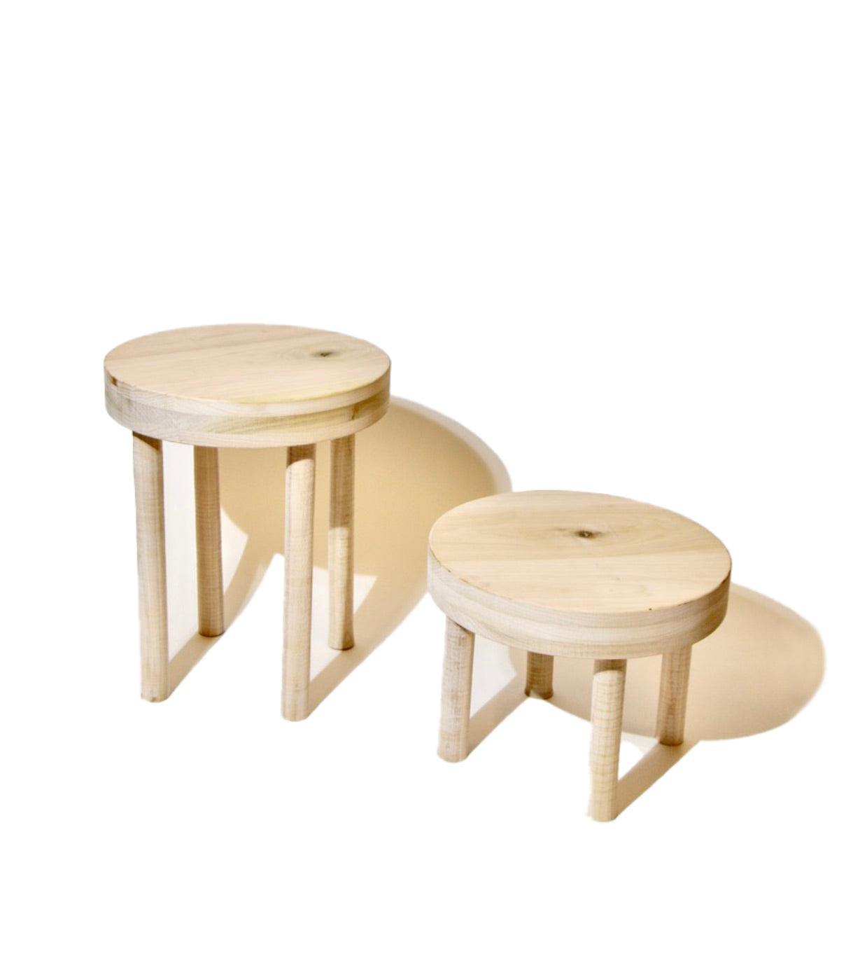 Toad Stools Light Wood